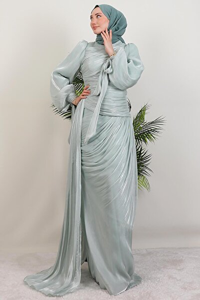 giz astore Afra İpek Abiye Mint