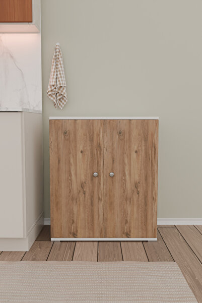 Remaks ŞELALE Mutfak Dolabı Erzak Kiler Dolabı Çok Amaçlı Dolap Mutfak Rafı meşe