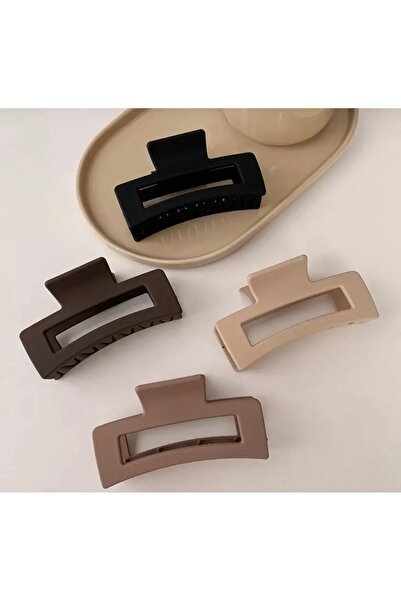 eklips Women's 4-Piece Coffee Tones Medium Size Latch Buckle Set