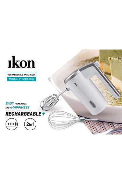 Ikon Cordless Hand Mixer IKCHM6532