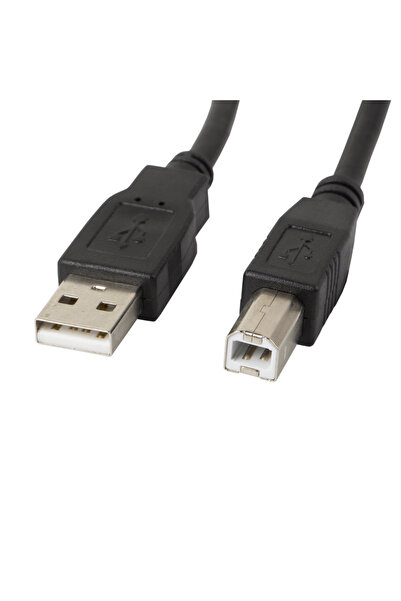 Lanberg USB 2.0 printer cable, 42867, length 50cm, USB-A male to USB-B male, black