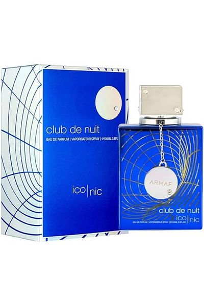 Armaf Club de Nuit Blue Iconic for Men Eau de Parfum Spray, 3.6 Ounce
