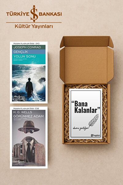 TÜRKİYE İŞ BANKASI KÜLTÜR YAYINLARI Gençlik – Yolun Sonu & Görünmez Adam Seti