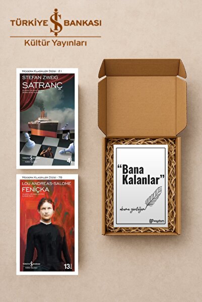TÜRKİYE İŞ BANKASI KÜLTÜR YAYINLARI Satranç & Feniçka Seti