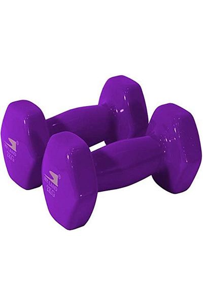 Skyland SKY LAND Classical Head Vinyl Dumbbells/Hand Weights Pair/Vinyl Coated Dumbbells for Home Gym, Exerc
