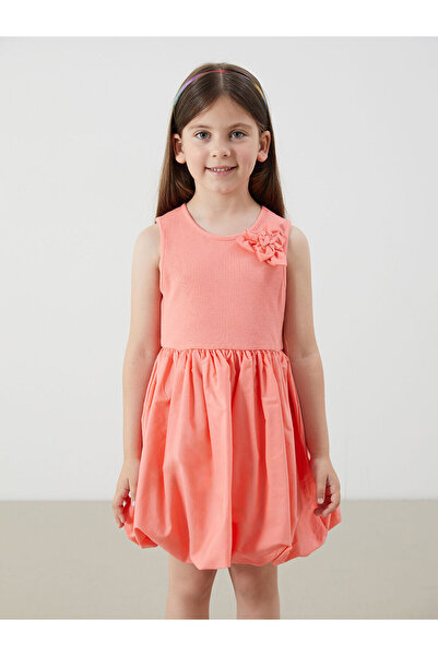 LC Waikiki Vlastita marka, nova sezonska haljina za devojčice sa cvetnim apli...