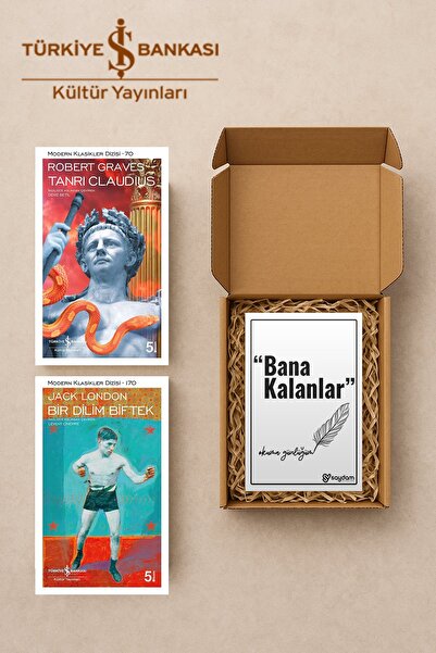 TÜRKİYE İŞ BANKASI KÜLTÜR YAYINLARI Tanrı Claudius & Bir Dilim Biftek Seti