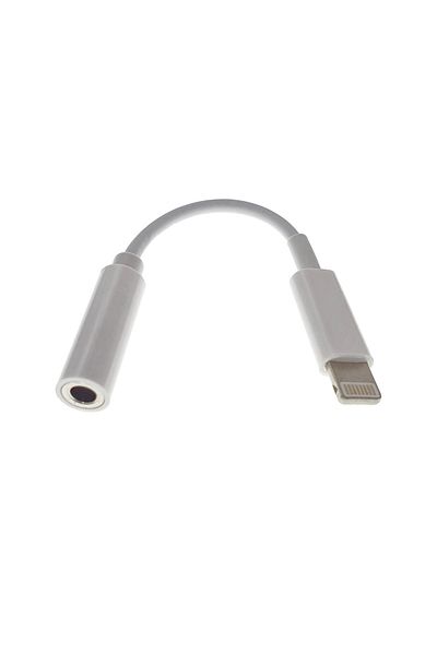 OEM Cablu audio adaptor iPhone7, jack 3.5mm mama la Apple 8 pini Lightning tata, casti audio, alb
