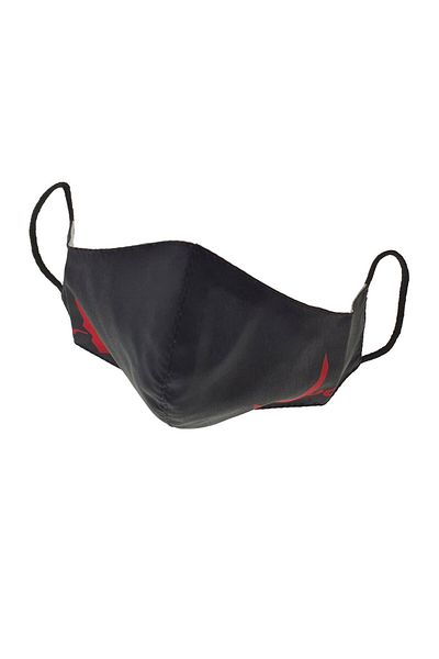 Platinet Masca fashion VARR™ Streetwear Face Gear, de protectie, 2 straturi, reutilizabila, marime M, neagra