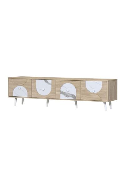 DEC9 Plasma TV table with an elegant and modern design, 180 cm