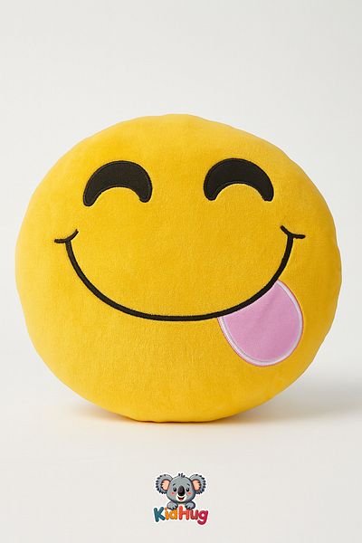 KidHug Emoji Plush Pillow – Optional - Lover, Choice, Kokoş Emoji Pillows, Home Car Office Gift Smile