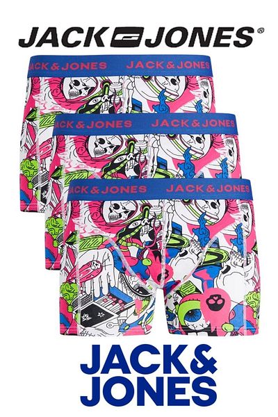 Jack & Jones Πακέτο με 3 Μικτά Μπόξερ