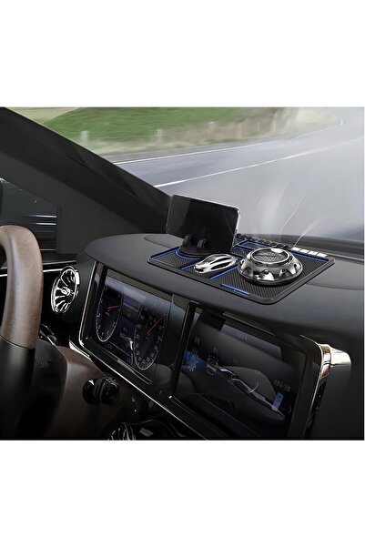 İB GLOBAL Torpido Üstü Numaratörlü Telefon Tutucu Kaydırmaz Mat Araba için Ka...