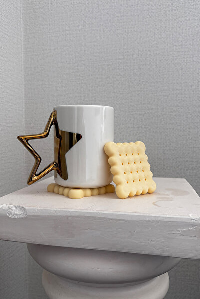 sob3studio أكواب البسكويت، مجموعة قاعدة كأس على شكل بسكويت، هدية منزلية مكونة...