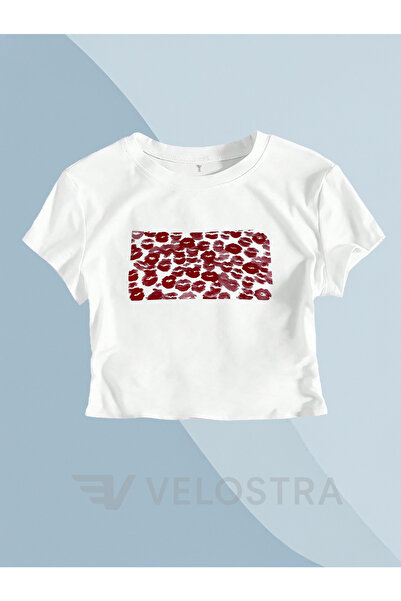 Velostra Γυναικείο Κομμάτι με τύπωμα Crop