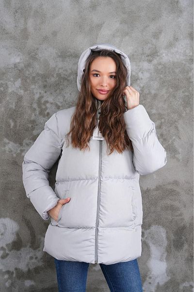 HERZA Women's down Coat Hooded Oversize