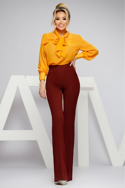 Atmosphere Fashion Burgundy straight pants