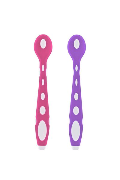 MBB ETİCARET Babyjem Silicone Food Spoon 563 Pink Purple