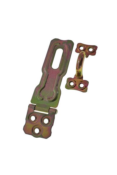 OEM Applied lock, with locking eye for padlocking, 112x31mm, galvanized