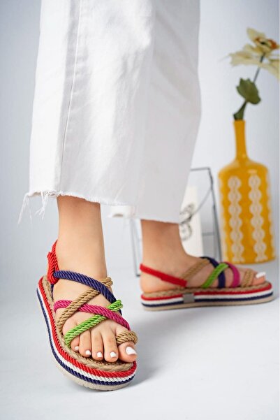 SPORT SHOES CENTER Straw sandals
