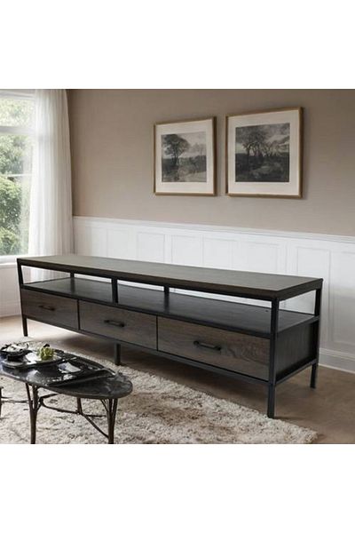 DEC11 180cm TV table with elegant and luxurious design