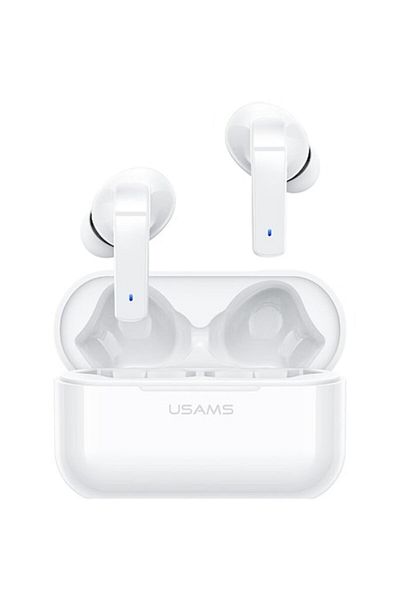 Usams Căști Bluetooth fără fir cu anulare a zgomotului - Seria USAMS LY (BHULY06) - Alb