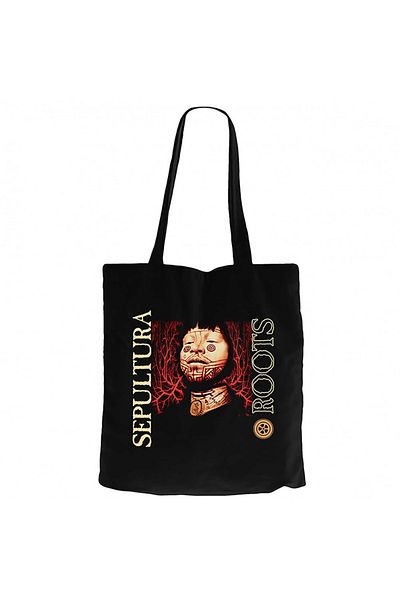 Z zepplin Sepultura Roots Black Zippered Cloth Bag Gabardine