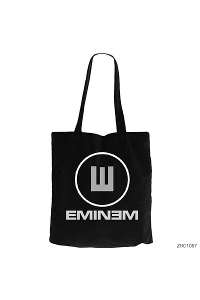 Z zepplin Eminem E 2 Black Zippered Cloth Bag Gabardine