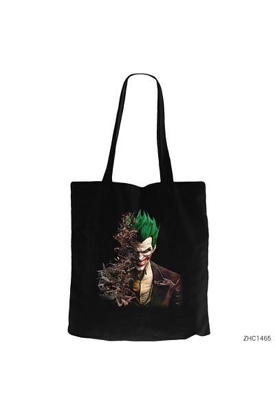 Z zepplin Jokr Face Bats Black Zippered Cloth Bag Gabardine