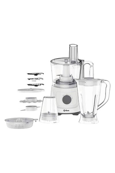 Ikon 10-in-1 Food Processor, 800W, IK-DFP908