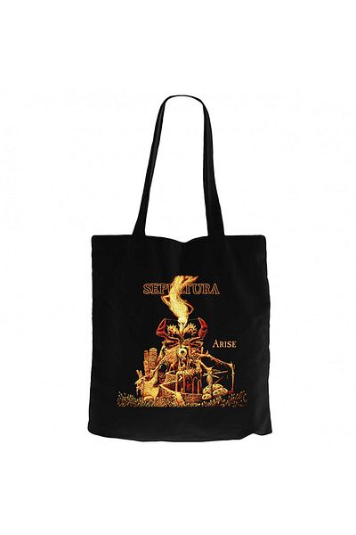 Z zepplin Sepultura Arise Black Zippered Cloth Bag Gabardine