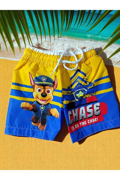 MİLAYS LİFE HOME COLLECTİON Pantaloni scurți pentru băieți, cu șireturi, cu plasă de plasă în interior, pentru mare și piscină