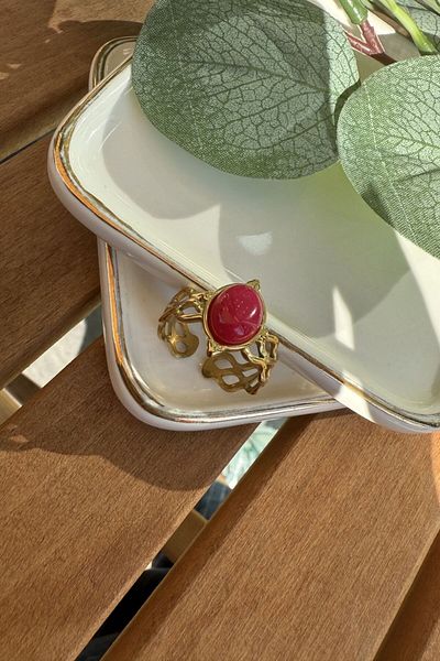 My Joyas Design Steel Ethnic Series Ring
