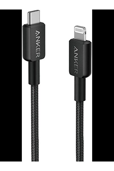 Anker كابل USB-C إلى الإضاءة 322 (مضفر بطول 3 أقدام) 0.9 متر