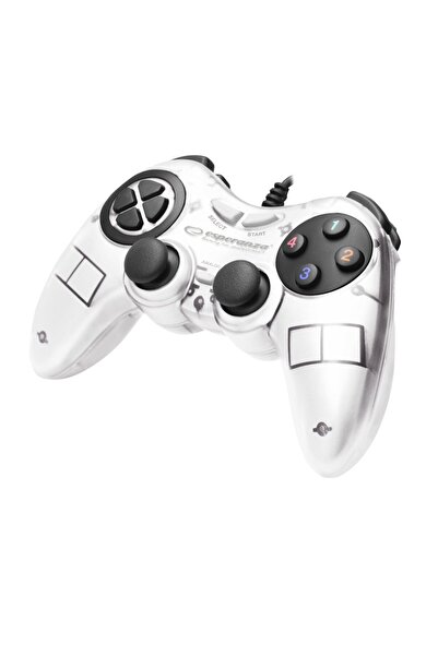 ESPERANZA EGG105W Fighter Controller, with vibration, PC, White