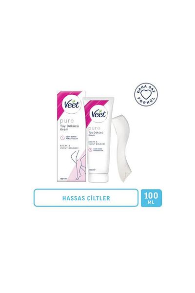 Veet كريم إزالة الشعر 100 مل - للبشرة الحساسة
