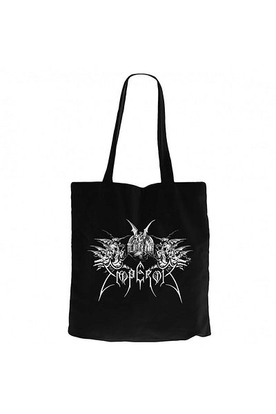 Z zepplin Emperor Devil Kingdom Black Zippered Cloth Bag Gabardine