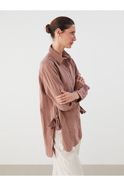 LC Waikiki Green Oversize Modal Blended Women's Shirt Tunic