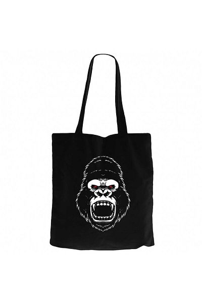 Z zepplin Gorilla Nervous Μαύρη υφασμάτινη τσάντα με φερμουάρ Gabardine