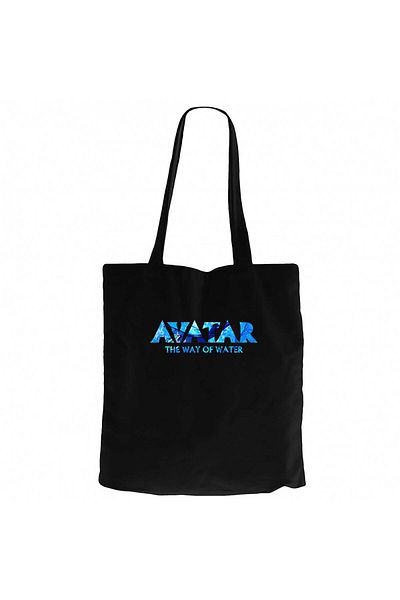 Z zepplin Avatar The Way Of Water Ταινία Μαύρη υφασμάτινη τσάντα με φερμουάρ Gabardine