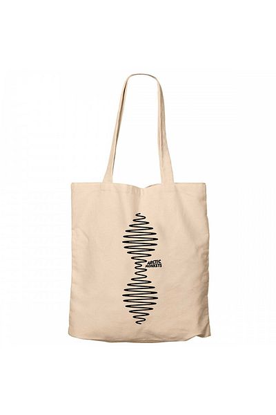 Z zepplin Geantă din pânză cu fermoar Arctic Monkeys Wave Cream Gabardine