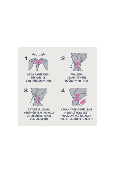 Veet Pure Sir Ağda Bantları Hasas Ciltler İçin Bacak Ve Vücut Bölgesi 20 Li