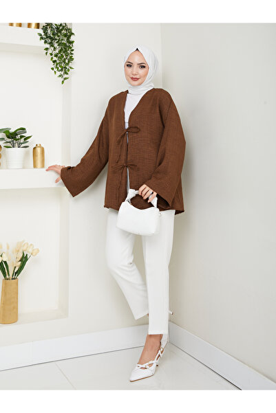 AVK MODA Γυναικείο πουκάμισο Sofia Linen Hijab