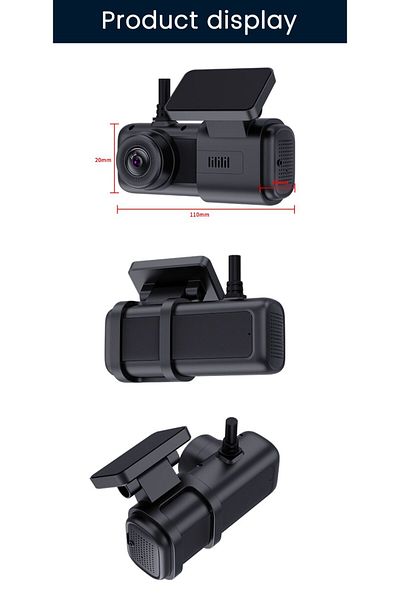 MNT 4G dash cam with tracking and 4k front and rear cameras to record and document every moment while driving