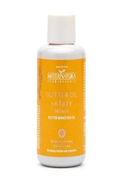 MaterNatura Ulei de par si de corp 100ml cu particule stralucitoare "glitter oil" din extract de cocos