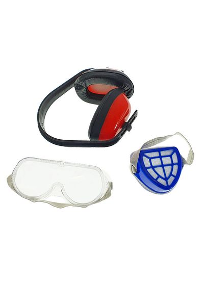 flores Set protectie fonica, vizuala si respiratorie, COM-11301, casca fonica, ochelari de protectie
