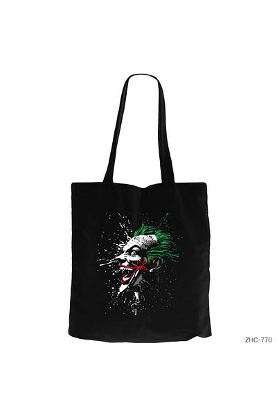 Z zepplin Jokr Splash Black Zippered Cloth Bag Gabardine