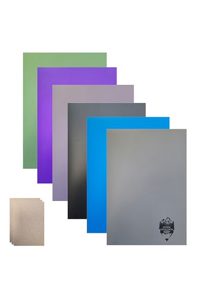 daço Set of 6 student notebooks, MATHEMATICS, A4, 100 sheets/notebook, + 10 FLR note cards