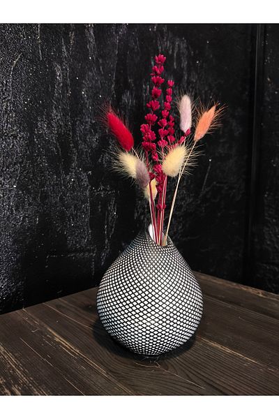 ÇINARASYADAHOME Drop Design Vase Decorative Object Figurine 13 cm
