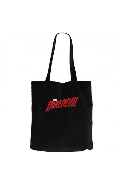 Z zepplin Geantă neagră cu fermoar cu logo DareDevil Gabardine